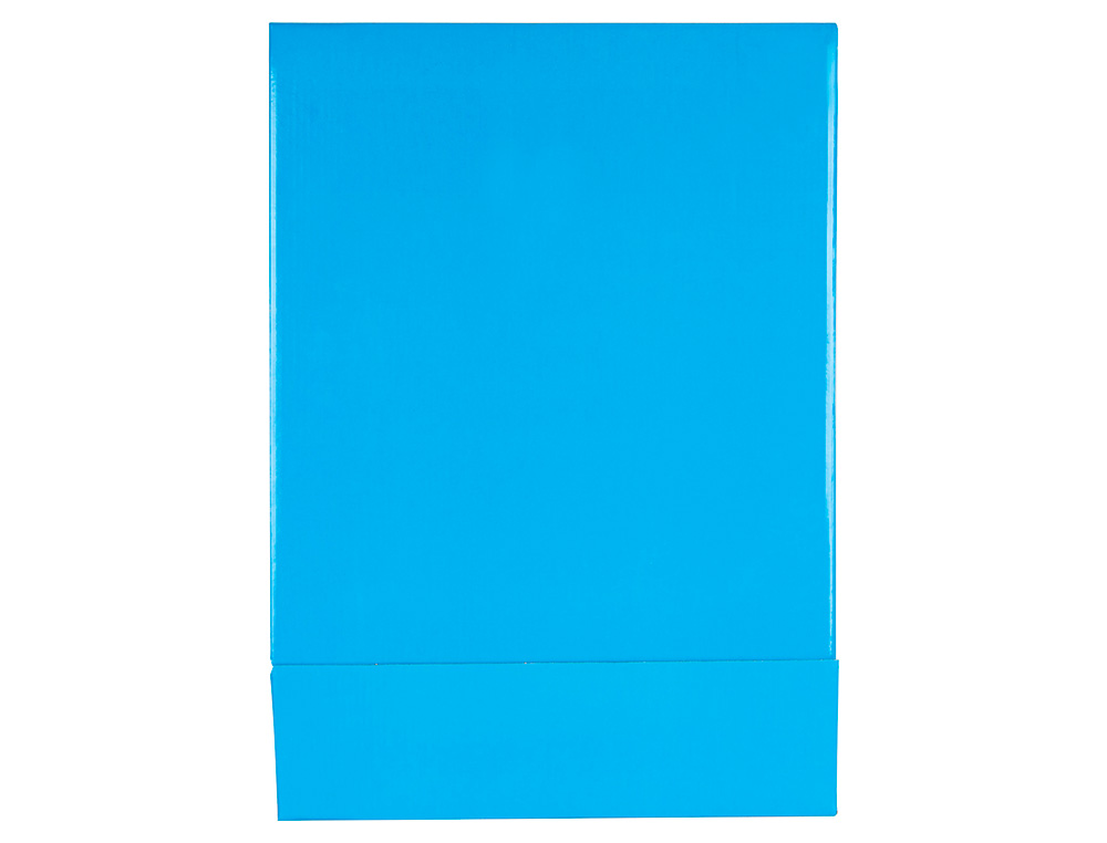 CAIXA PARA PASTA DE ARQUIVO DE ALAVANCA LIDERPAPEL DOCUMENTA DIN A4 LOMBADA 75 MM CELESTE