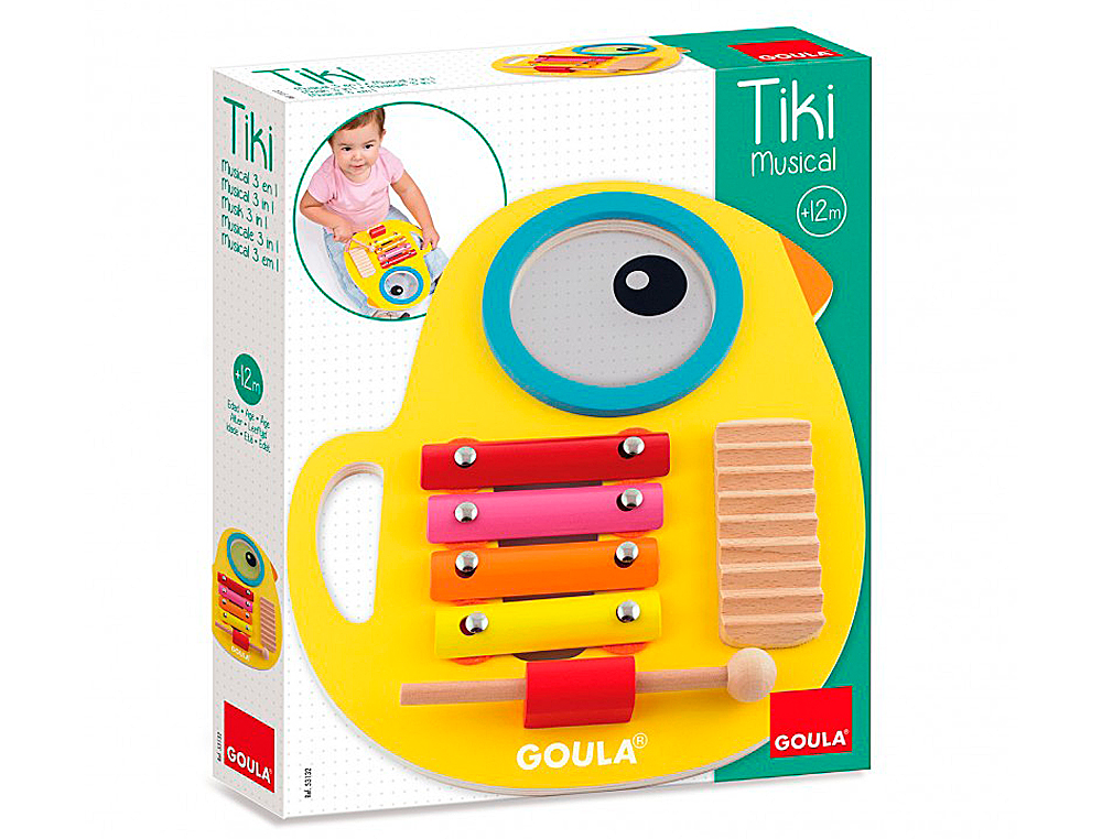 JOGO GOULA DIDATICO TIKI MUSICAL 3 EM 1