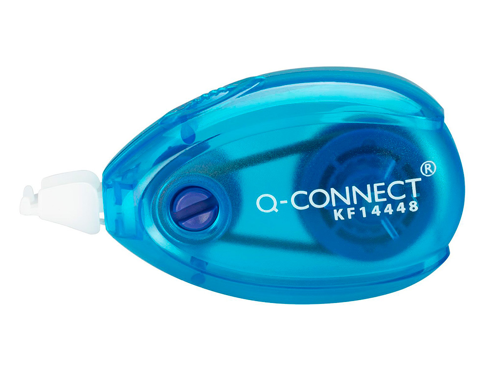 CORRETOR Q-CONNECT FITA BRANCA 5 MM X 6 MT - BLISTER DUAS UNIDADES LARANJA E AZUL