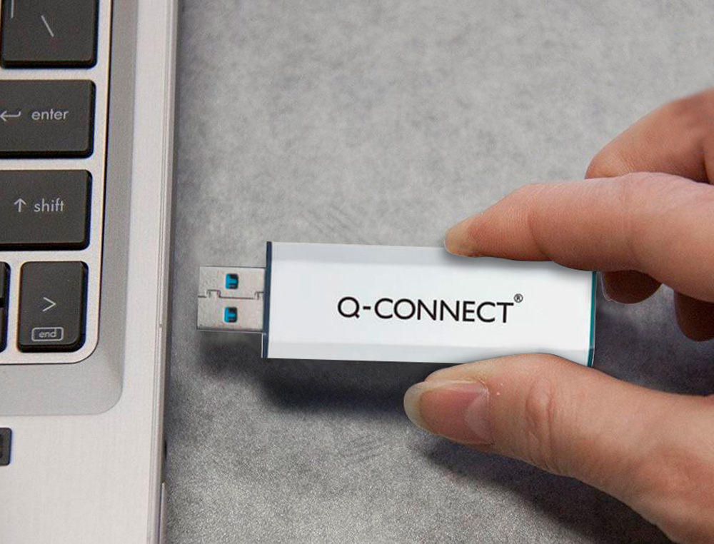 PEN DRIVE USB Q-CONNECT FLASF 128 GB 3.0