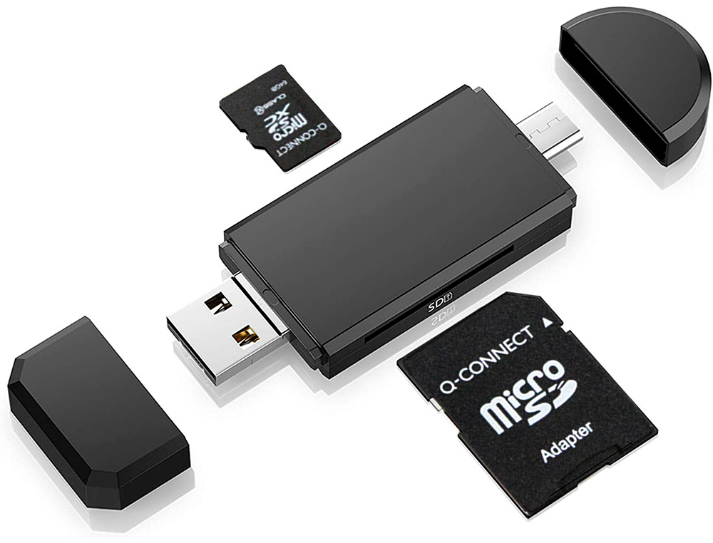 CARTAO DE MEMORIA SD MICRO Q-CONNECT FLASH 64 GB CLASSE 10 COM ADAPTADOR
