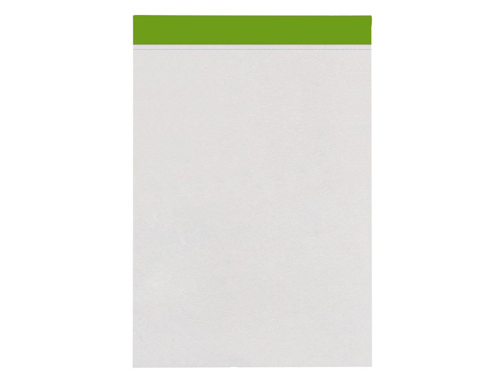 BLOCO DE APONTAMENTOS LIDERPAPEL LISO A6 80 FOLHAS 60 G/M2 PERFURADO SEM CAPA