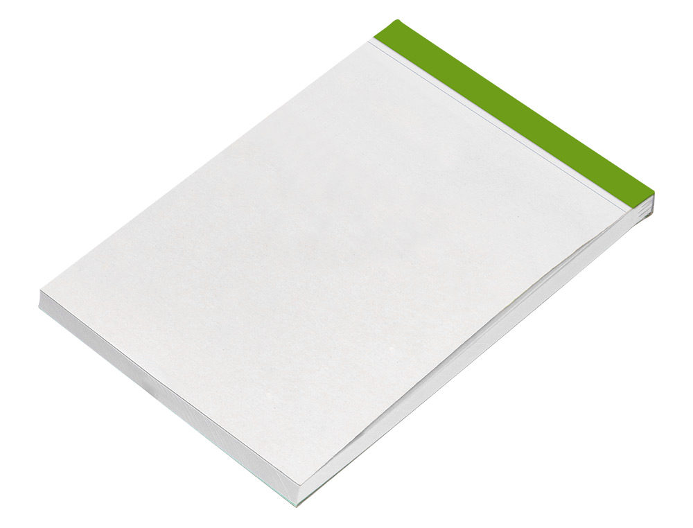BLOCO DE APONTAMENTOS LIDERPAPEL LISO A6 80 FOLHAS 60 G/M2 PERFURADO SEM CAPA