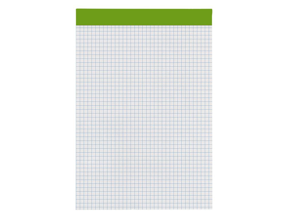 BLOCO DE APONTAMENTOS LIDERPAPEL A5 80 FOLHAS 60G/M2 PERFURADO SEM CAPA