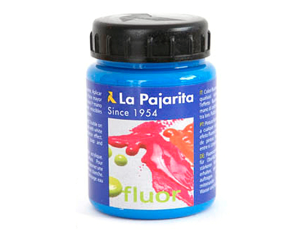 PINTURA LATEX LA PAJARITA F-05 AZUL LUMINOSO 75ML