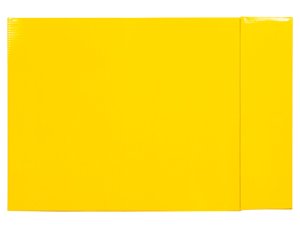 CAIXA PARA PASTA DE ARQUIVO DE ALAVANCA LIDERPAPEL DOCUMENTA DIN A4 LOMBADA 75 MM AMARELO