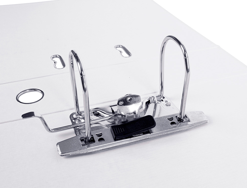 PASTA DE ARQUIVO DE ALAVANCA LIDERPAPEL DOCUMENTA PVC DIN A4 LOMBADA 75 MM BRANCO