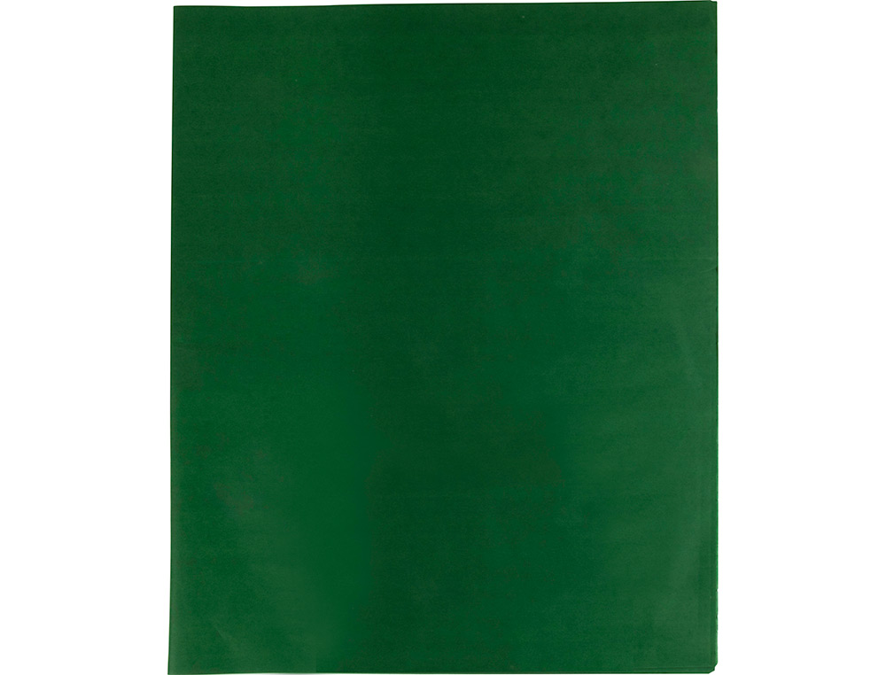 PAPEL SEDA LIDERPAPEL 52 X 76 CM 18 GR VERDE ESCURO EMBALAGEM DE 25 FOLHAS