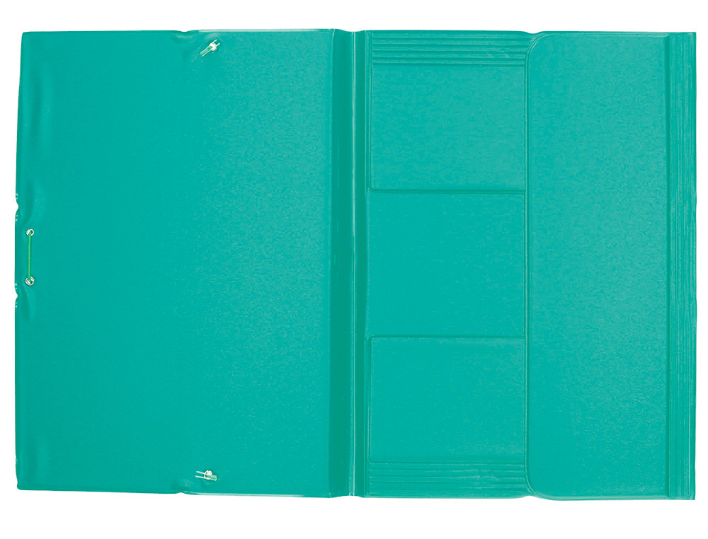 PASTA DE ELASTICOS LIDERPAPEL PLASTICO FOLIO ABA COR VERDE PISTACHO