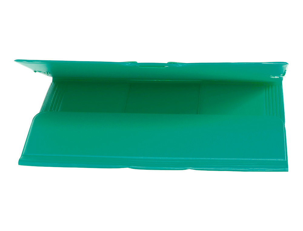 PASTA DE ELASTICOS LIDERPAPEL PLASTICO FOLIO ABA COR VERDE PISTACHO