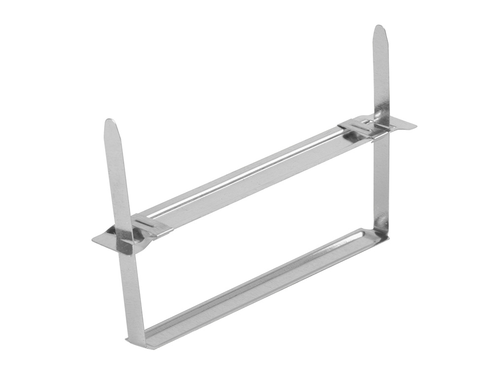 ENCADERNADOR FASTENER Q-CONNECT PRATEADO CAIXA DE 50 UNIDADES
