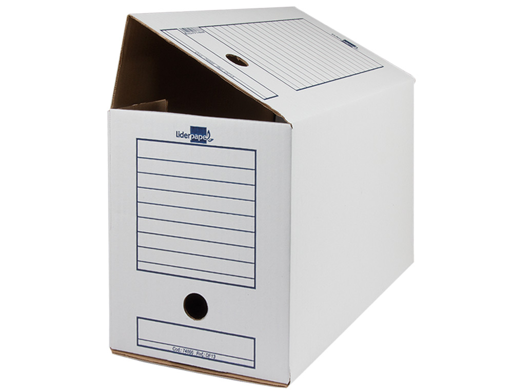 CAIXA PARA ARQUIVO MORTO LIDERPAPEL 367X251X200 MM