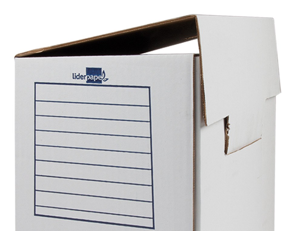 CAIXA PARA ARQUIVO MORTO LIDERPAPEL 367X251X200 MM