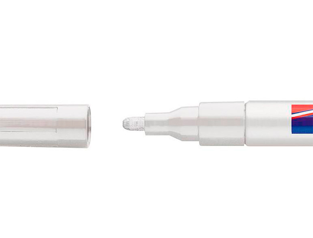MARCADOR EDDING PONTA DE FIBRA 750 BRANCO PONTA REDONDA 3,5 MM