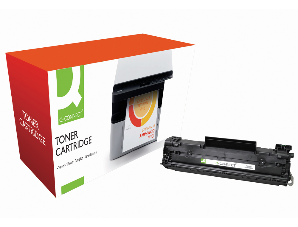 TONER Q-CONNECT COMPATIVEL HP CE278A LASERJET /P1566 /P1606DN/M 1536DNF/MPF -2100 PAG