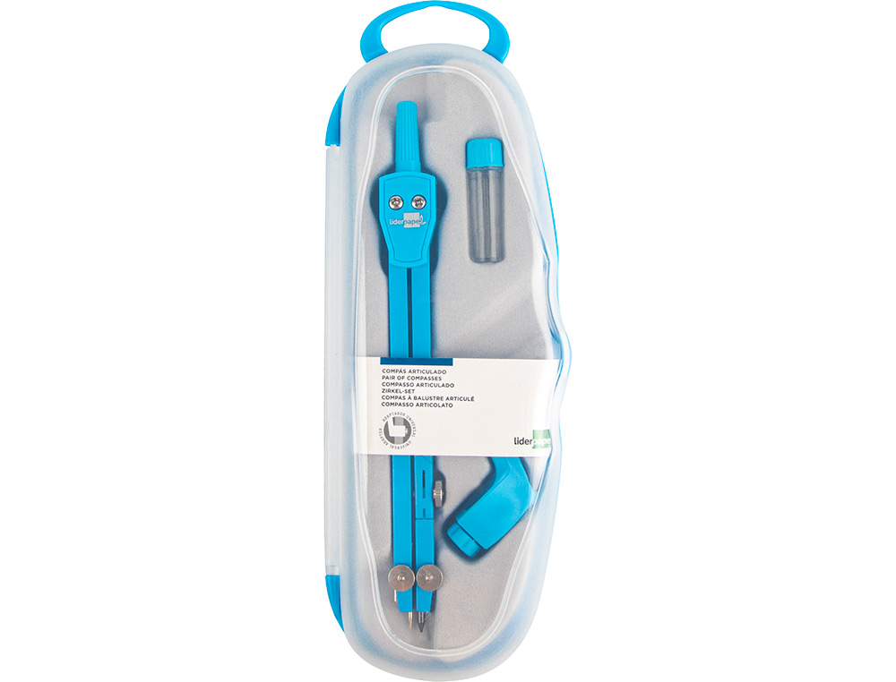 COMPASSO LIDERPAPEL ARTICULADO COM ADAPTADOR UNIVERSAL COR