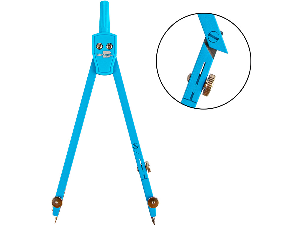 COMPASSO LIDERPAPEL ARTICULADO COM ADAPTADOR UNIVERSAL COR
