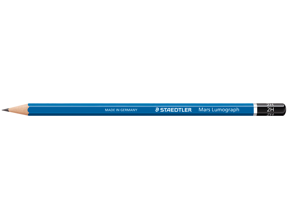 LAPIS DE GRAFITE STAEDTLER MARS LUMOGRAPH 100 2H UNIDADE