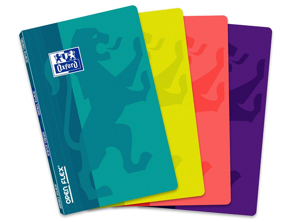 CADERNO AGRAFADO OXFORD OPENFLEX 90 X 140 MM 48 F QUADRICULA 5 MM CORES SORTIDAS