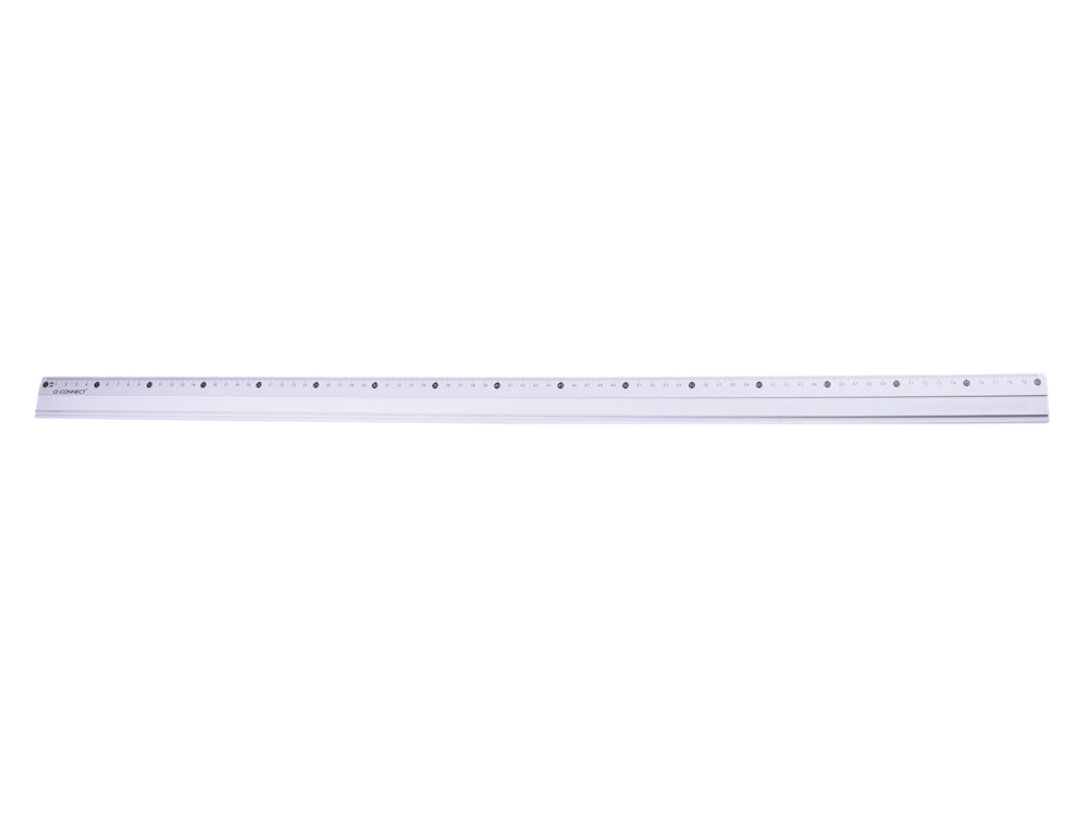 REGUA METALICA Q-CONNECT ALUMINIO 80 CM
