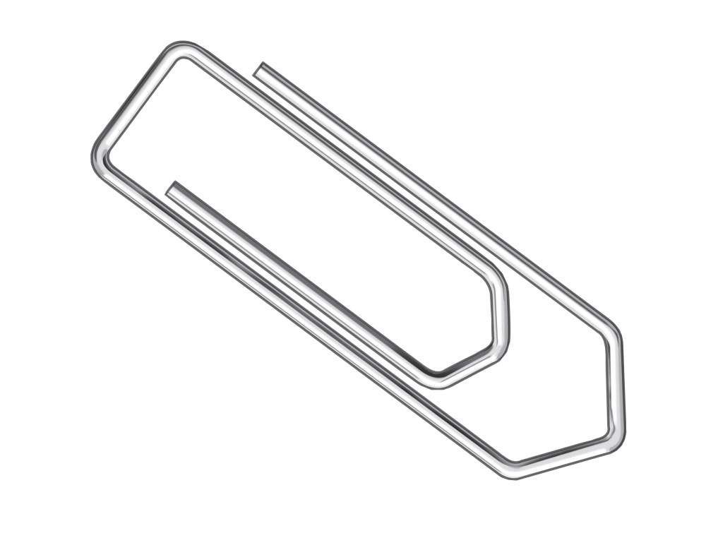CLIPS NIQUELADOS Q-CONNECT 32 MM CAIXA DE 1000 UNIDADES