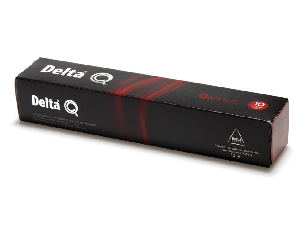 CAFE DELTA QALIDUS CAPSULAS MONODOSE INTENSIDADE 10
