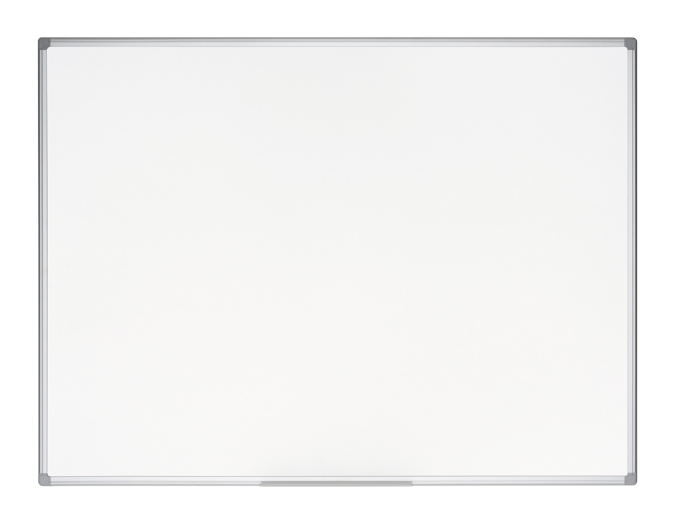 QUADRO BRANCO BI-OFFICE EARTH-IT MAGNETICO DE ACO VITRIFICADO MOLDURA DE ALUMINIO 120 X 90 CM COM BANDEJA PARA ACESSORIO