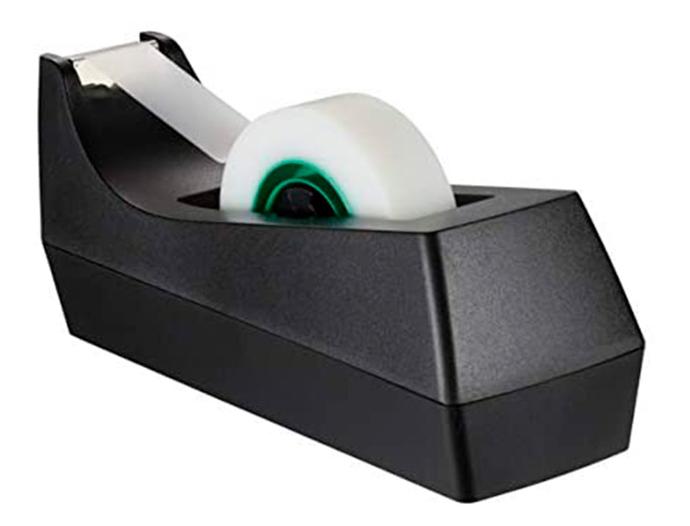 DESENROLADOR SCOTCH DE SECRETARIA C38 PRETO INCLUI 3 ROLOS DE FITA SCOTCH MAGIC 33 MT X 19 MM