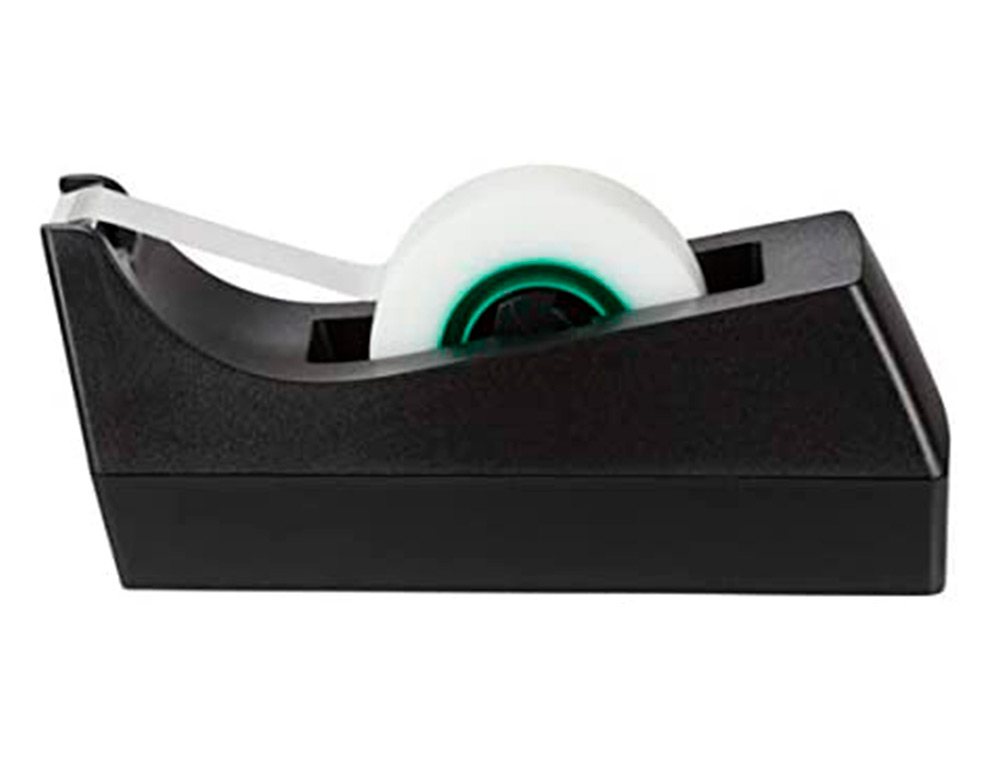 DESENROLADOR SCOTCH DE SECRETARIA C38 PRETO INCLUI 3 ROLOS DE FITA SCOTCH MAGIC 33 MT X 19 MM