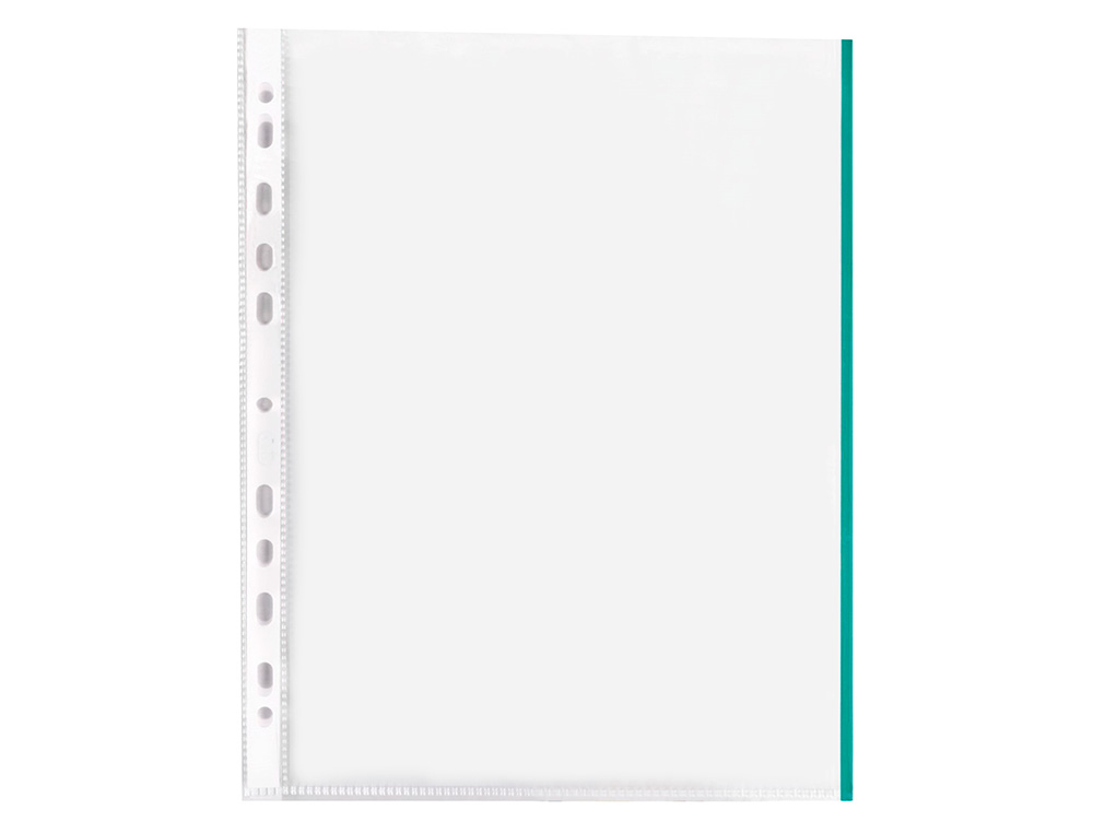 BOLSA CATALOGO/MICA Q-CONNECT DIN A4 70 MICRONS CRISTAL COM REBORDO CORES SORTIDAS BOLSA DE 25 UNIDADES
