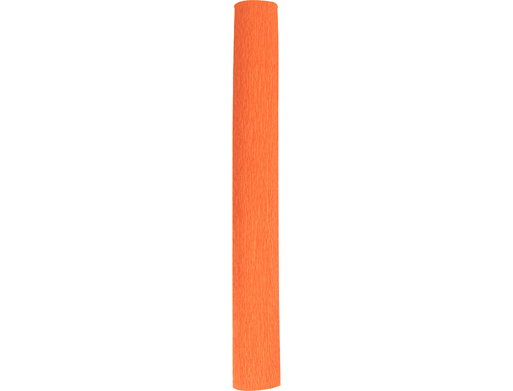 PAPEL CREPE FLORISTA LIDERPAPEL 50 CM X 2,5 M 85GR LARANJA