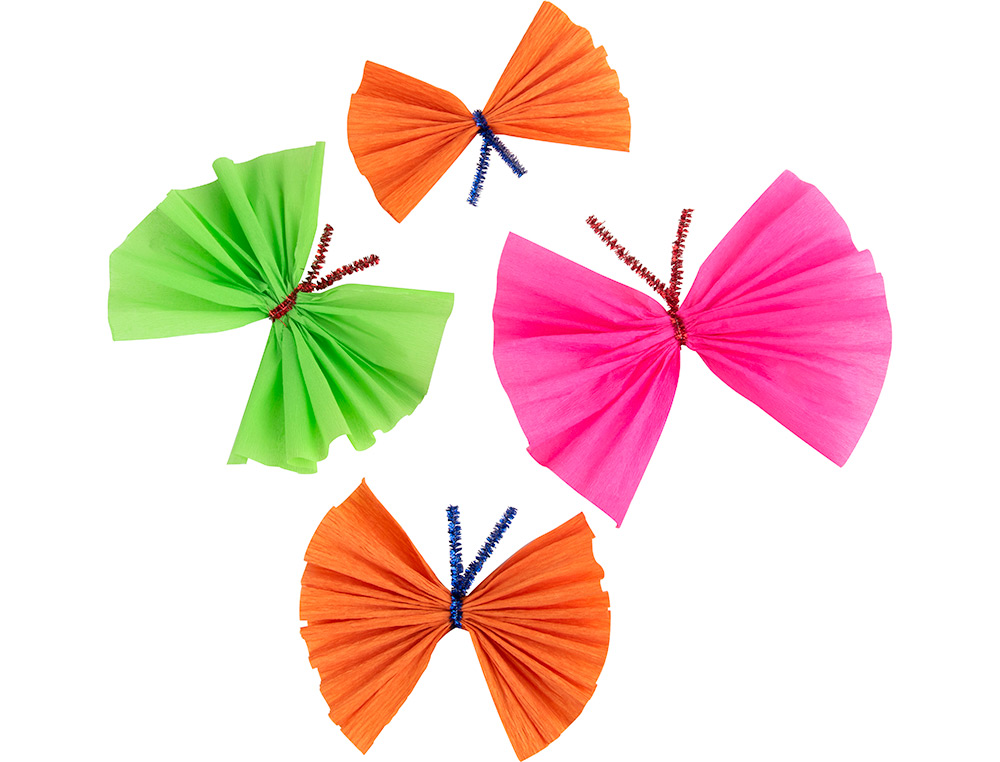 PAPEL CREPE LIDERPAPEL 50 CM X 2,5 M 34GR ROSA FLUORESCENTE