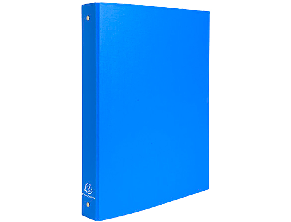 PASTA EXACOMPTA DE 4 ANEIS 30MM REDONDOS DIN A4 CARTAO FORRADO AZUL CLARO