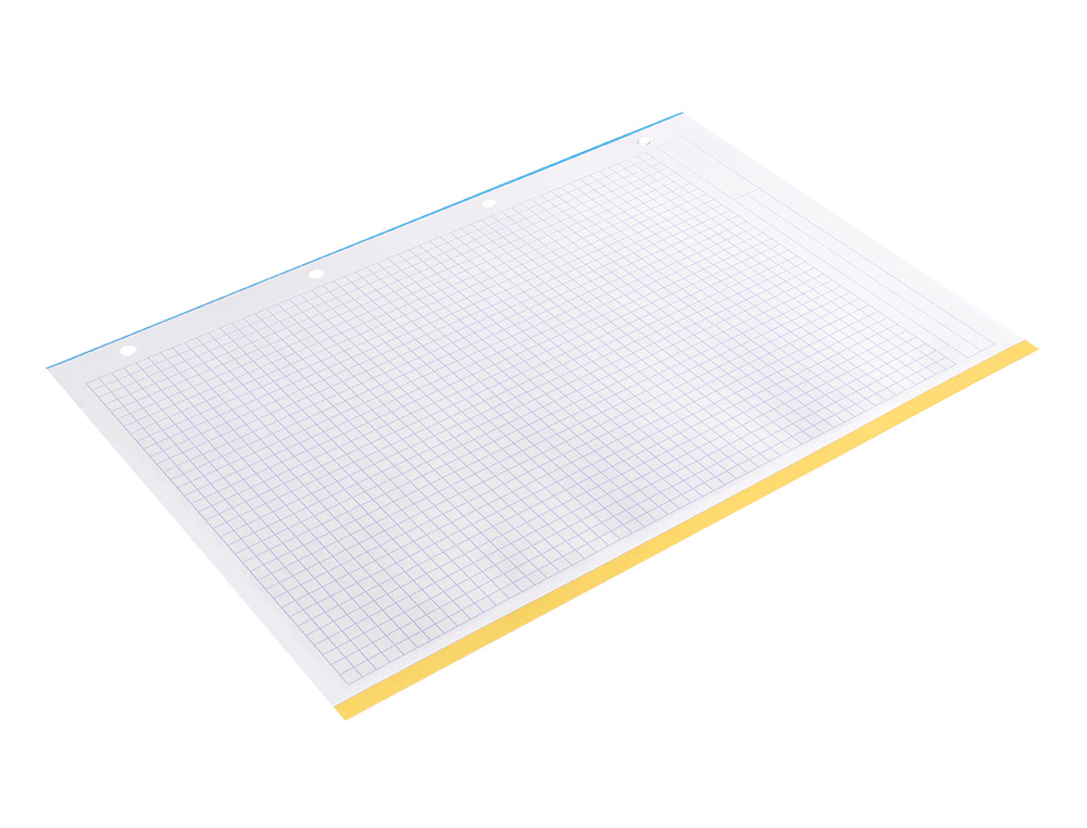RECARGA COLADA ANTARTIK QUADRICULA DE 5 MM DIN A4 NATURAL 100 F 100 GR BANDAS DE 5 CORES