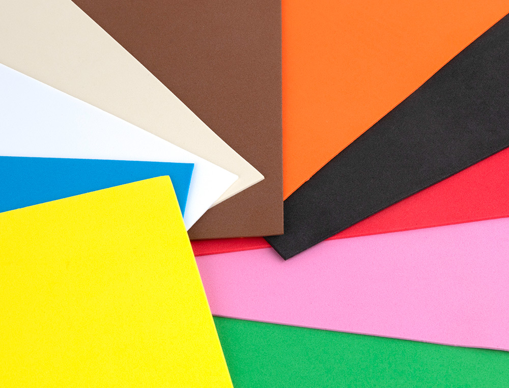 GOMA EVA LIDERPAPEL 50X70 CM 60GR 1,5 MM ESPESSURA CORES SORTIDAS