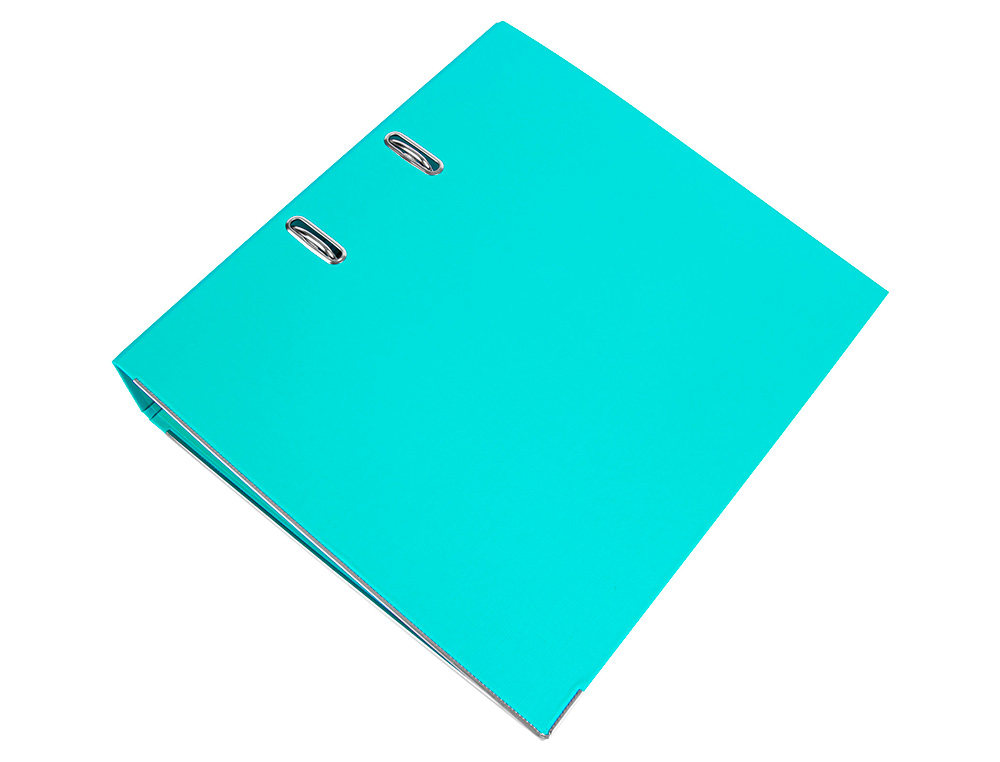 PASTA DE ARQUIVO DE ALAVANCA LIDERPAPEL DOCUMENTA PVC DIN A4 LOMBADA 75 MM VERDE CLARO