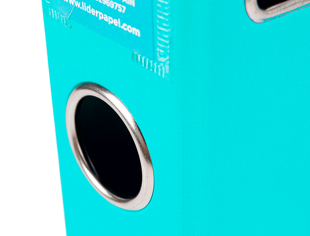 PASTA DE ARQUIVO DE ALAVANCA LIDERPAPEL DOCUMENTA PVC DIN A4 LOMBADA 75 MM VERDE CLARO
