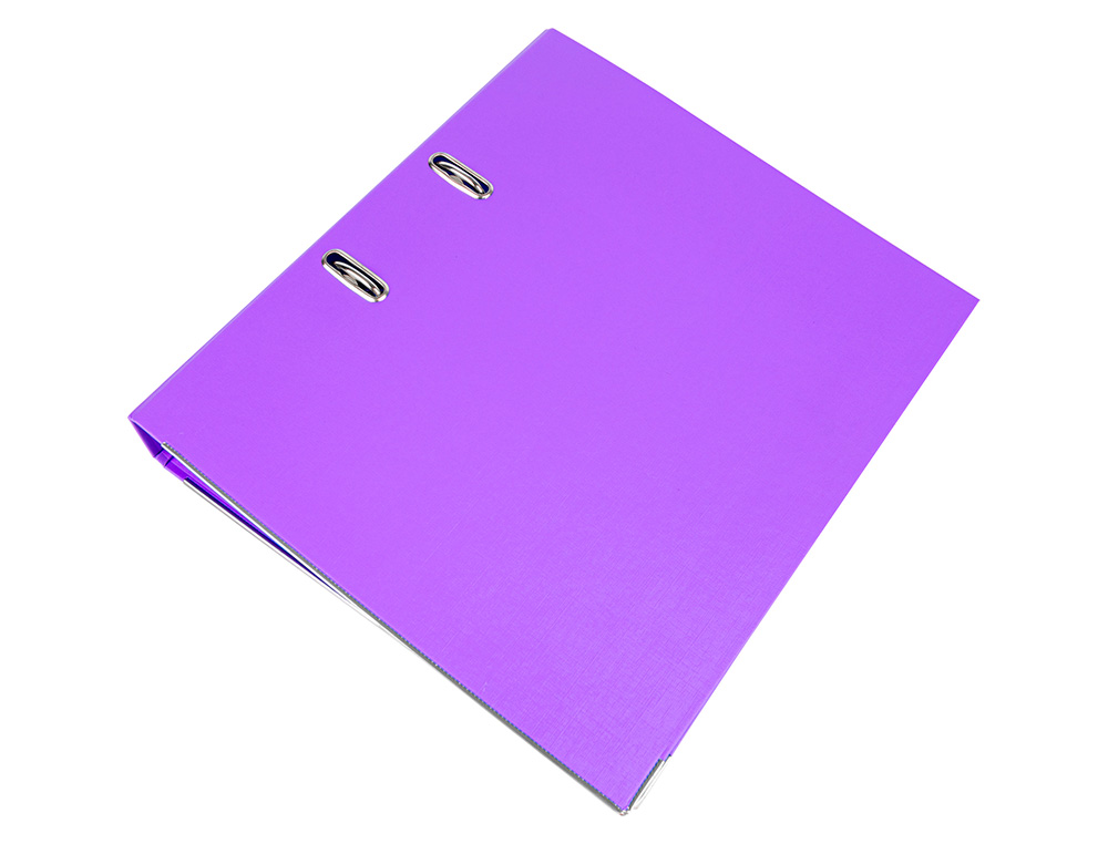 PASTA DE ARQUIVO DE ALAVANCA LIDERPAPEL DOCUMENTA PVC DIN A4 LOMBADA 52 MM LILAS