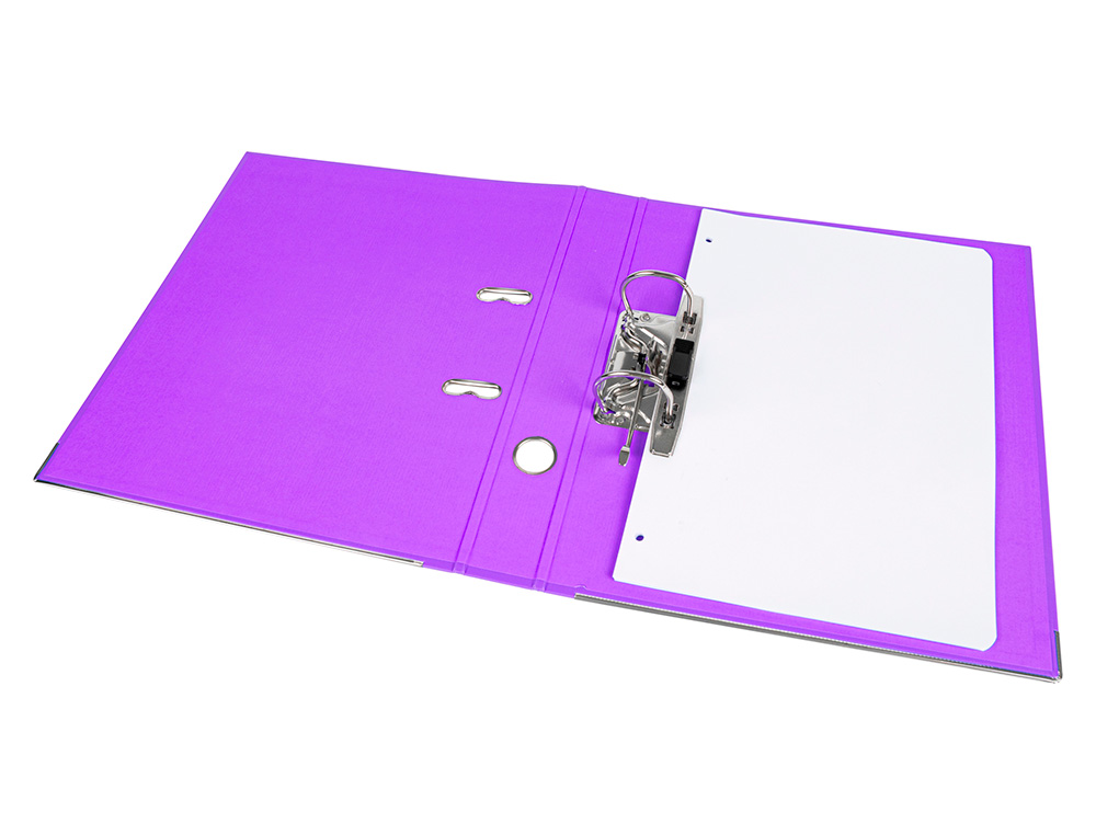 PASTA DE ARQUIVO DE ALAVANCA LIDERPAPEL DOCUMENTA PVC DIN A4 LOMBADA 52 MM LILAS