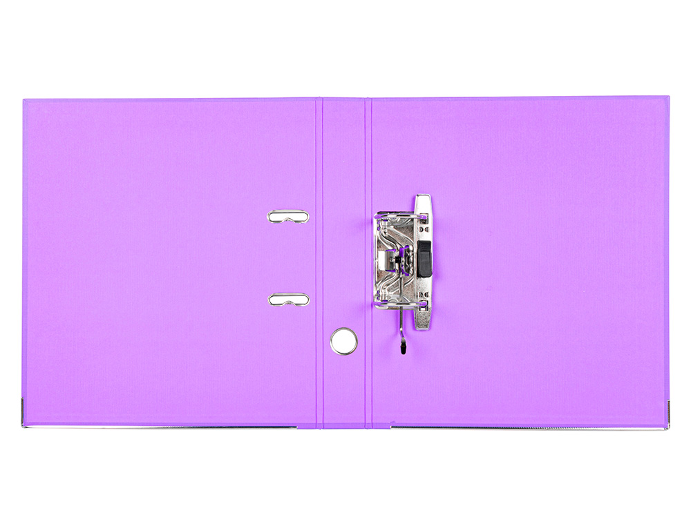 PASTA DE ARQUIVO DE ALAVANCA LIDERPAPEL DOCUMENTA PVC DIN A4 LOMBADA 52 MM LILAS