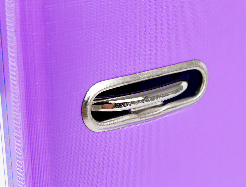 PASTA DE ARQUIVO DE ALAVANCA LIDERPAPEL DOCUMENTA PVC DIN A4 LOMBADA 52 MM LILAS