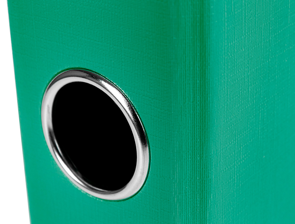 PASTA DE ARQUIVO DE ALAVANCA LIDERPAPEL DOCUMENTA PVC FOLIO LOMBADA 52 MM VERDE