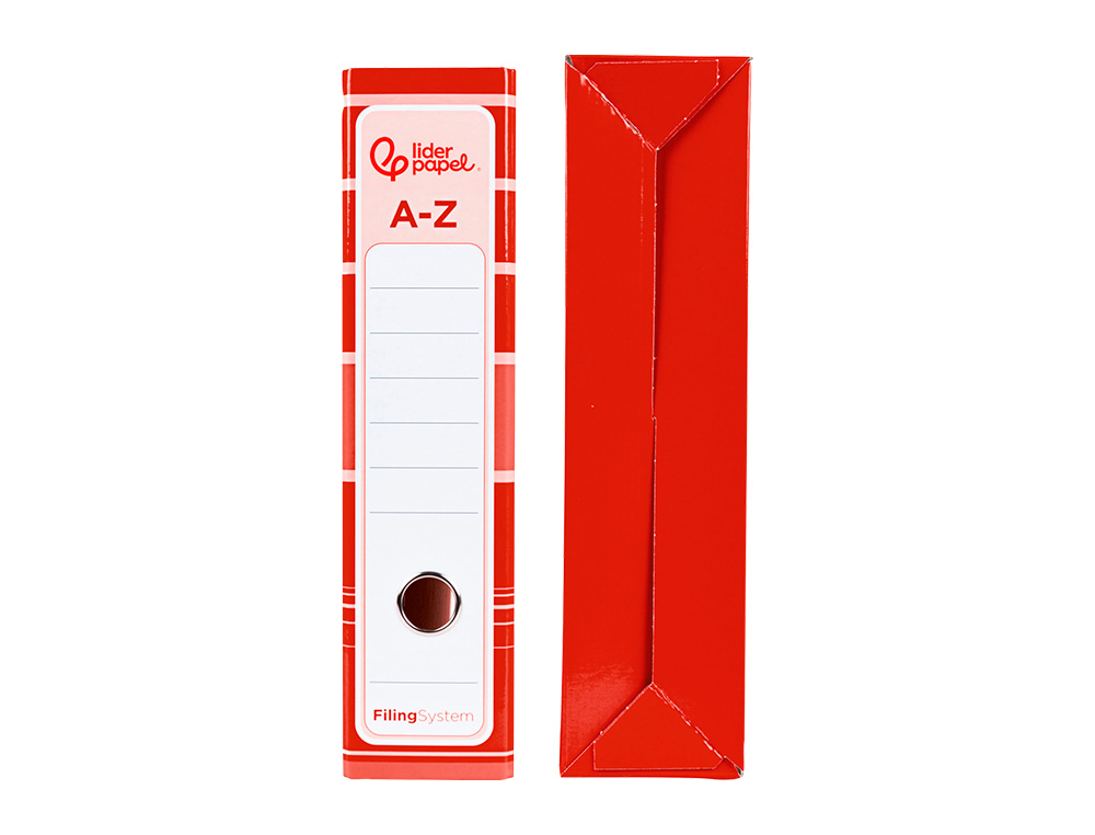 PASTA DE ARQUIVO DE ALAVANCA LIDERPAPEL FILING SYSTEM CARTAO FORRADO DIN A4 COM CAIXA CORES SORTIDAS