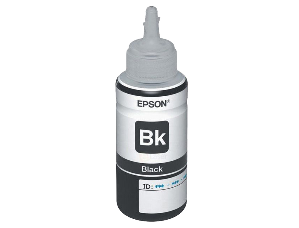 TINTA EPSON T6641 ET2500/2550//14000/L475/565/575/4500 PRETO GARRAFA 70 ML 4.000 PAG