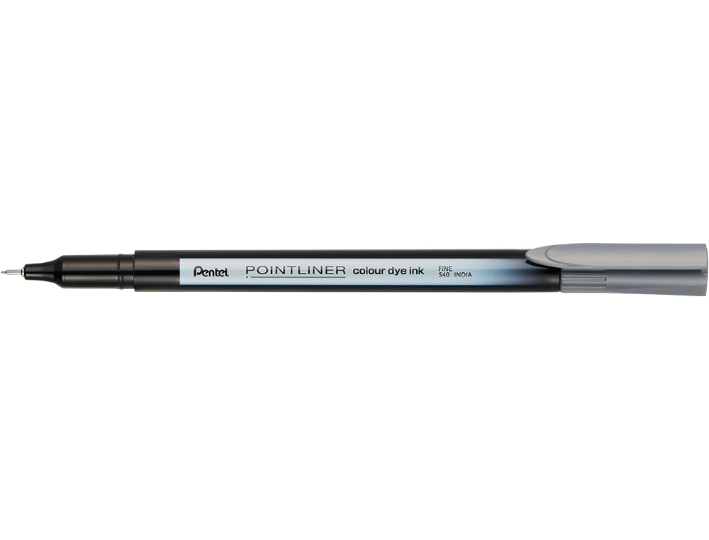 MARCADOR PENTEL DE FIBRA POINTLINER CINZA 0,4 MM