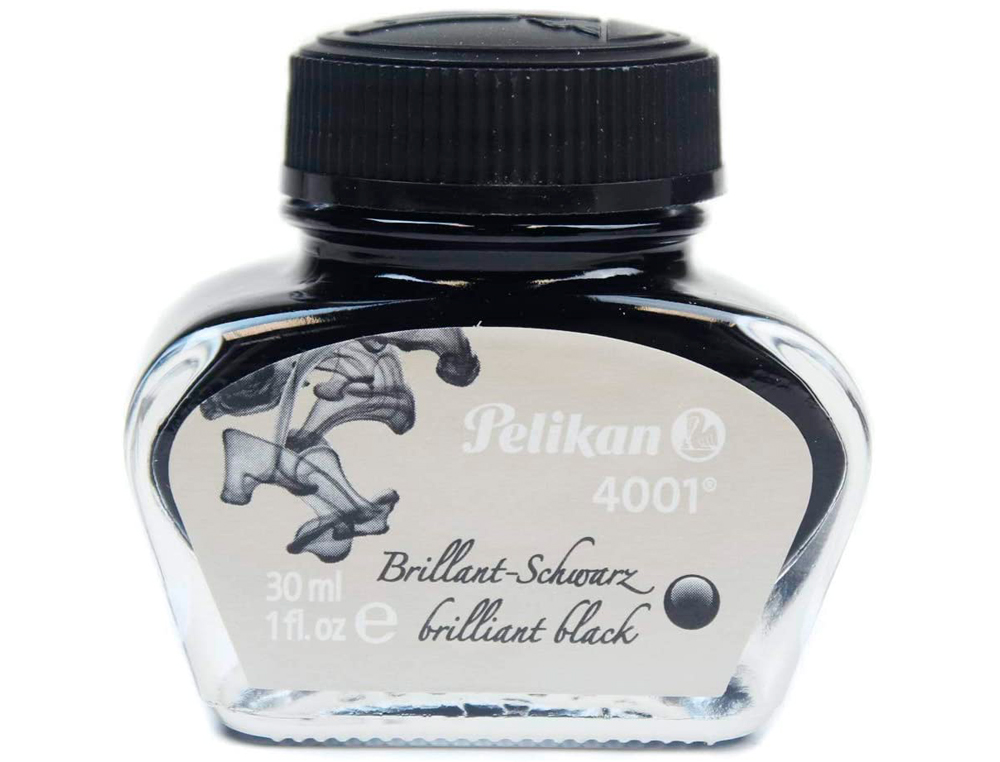 TINTA PELIKAN 4001 , 30 ML PRETO BRILHANTE