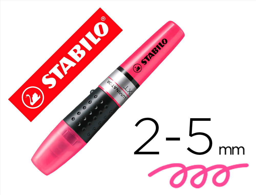 MARCADOR FLUORESCENTE STABILO BOSS LUMINATOR ROSA TINTA LIQUIDA