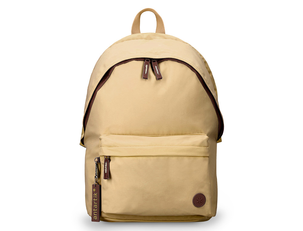 MOCHILA ANTARTIK TEENS 20L COMPARTIMENTO PARA PORTATIL COR BEGE 420X160X300 MM