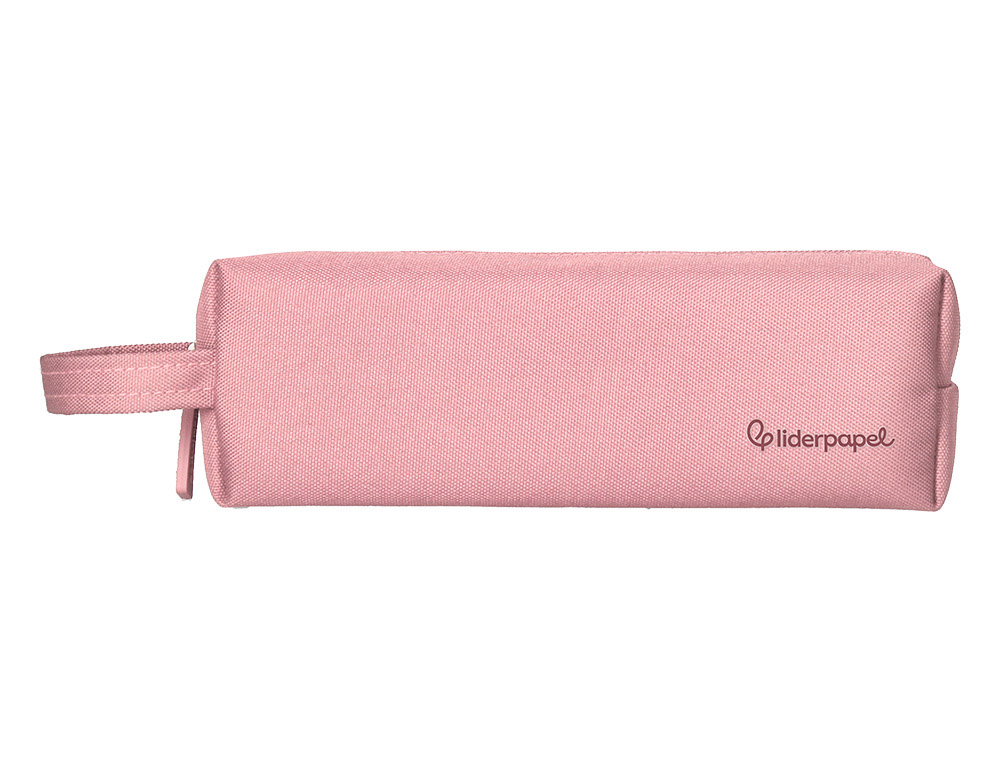 ESTOJO ESCOLAR LIDERPAPEL CLASSIC RETANGULAR COM ASA 210X70 MM ROSA
