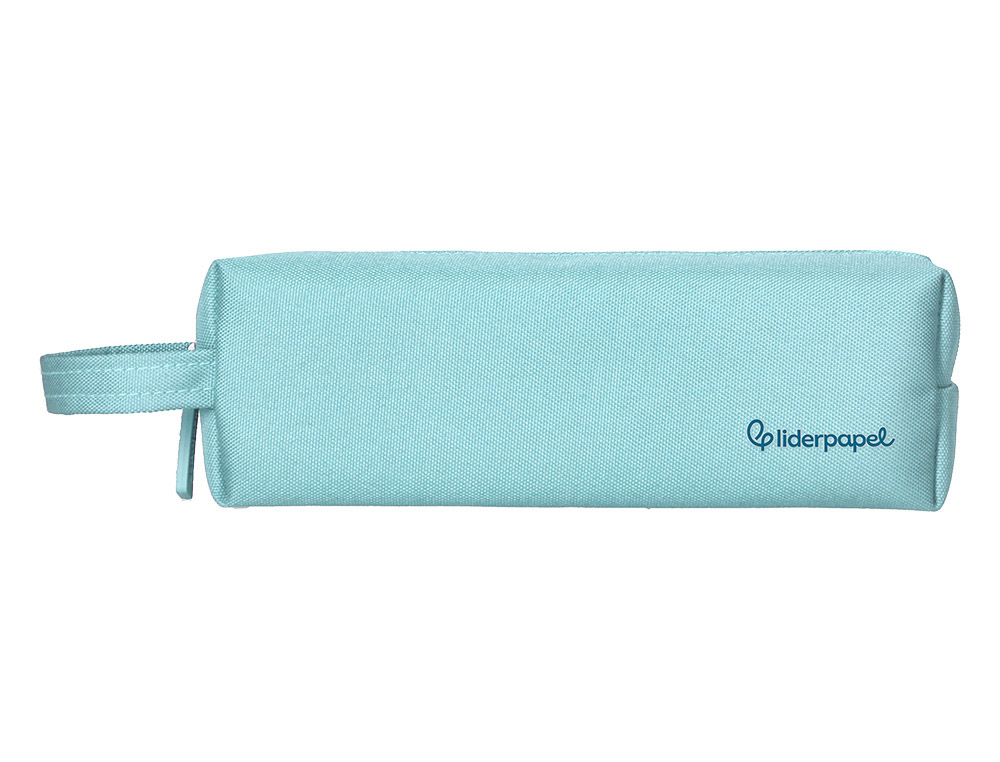 ESTOJO ESCOLAR LIDERPAPEL CLASSIC RETANGULAR COM ASA 210X70 MM AZUL CELESTE